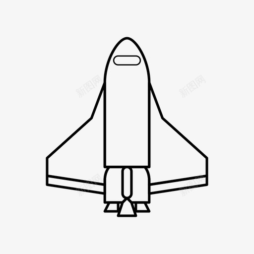 火箭好奇号探索图标svg_新图网 https://ixintu.com 任务 太空 好奇号 探索 机器人 火箭 美国宇航局 飞船
