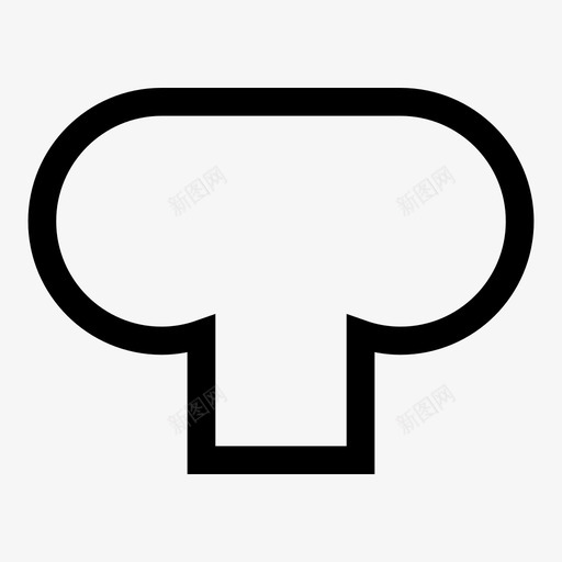 蘑菇浇头副厨师长图标svg_新图网 https://ixintu.com 副厨师长 帽子 披萨面 浇头 烹饪 真菌 蘑菇 蘑菇盖 配料 食物