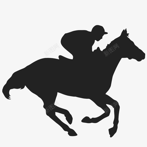 骑师运动骑马图标svg_新图网 https://ixintu.com 快速 赛马 运动 骑师 骑手 骑马