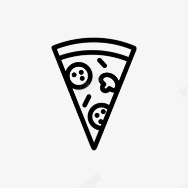 披萨切片披萨片图标图标