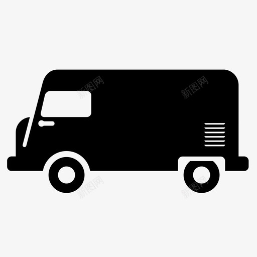货车卡车运输车图标svg_新图网 https://ixintu.com 卡车 司机 货车 运输车 送货车