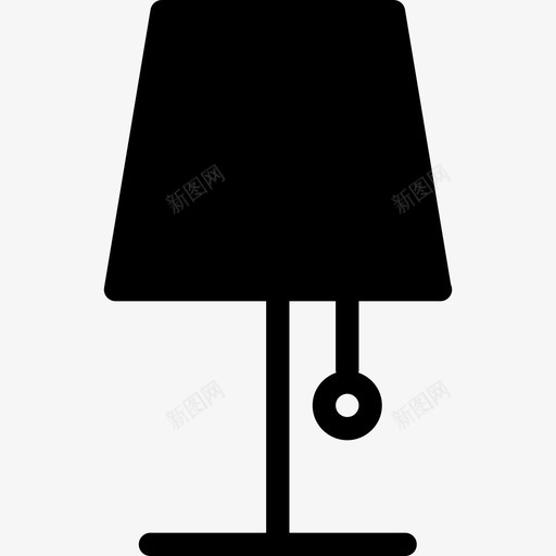 灯标志形状图标svg_新图网 https://ixintu.com 夜灯 实心图标 对象 对象-实心 形状 插图 标志 灯 灯泡 电 设计