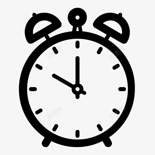 闹钟定时计时器图标svg_新图网 https://ixintu.com 定时 小时 警惕 计时器 起床 醒着 闹钟 闹钟闹钟