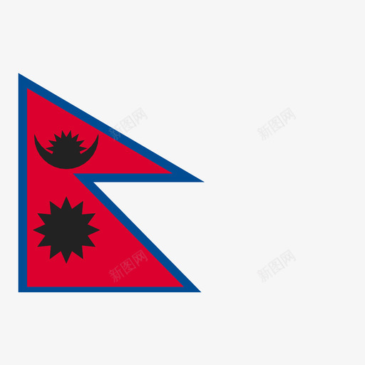 尼泊尔图标svg_新图网 https://ixintu.com 尼泊尔