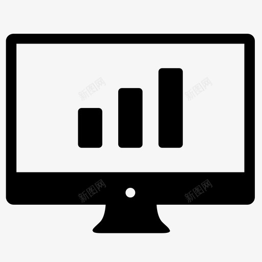 分析演示饼图图标svg_新图网 https://ixintu.com 互联网 优化 分析 折线图 报告 智能 演示 监控 资金 饼图