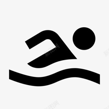 游泳运动锻炼图标图标