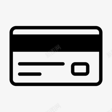 信用卡借记卡数字货币图标图标