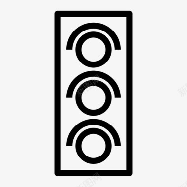 红绿灯行车灯行人图标图标