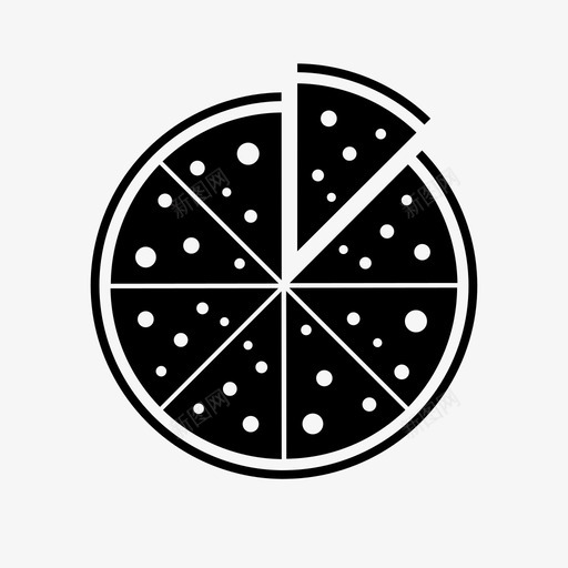 披萨送披萨餐食图标svg_新图网 https://ixintu.com 垃圾食品 奶酪 快餐 披萨 晚餐 烘焙 送披萨 面包 餐食