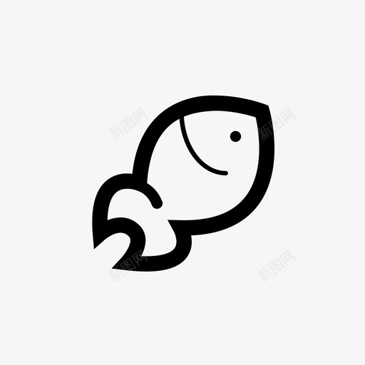 鱼零食海洋生物图标svg_新图网 https://ixintu.com 圆形 欧米茄3 水族馆 海洋 海洋生物 生物 膳食 零食 食物 鱼