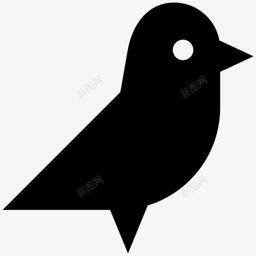 鸟坐着飞行图标svg_新图网 https://ixintu.com 动物 动物群 卡通鸟 坐着 抽象 飞行 鸟