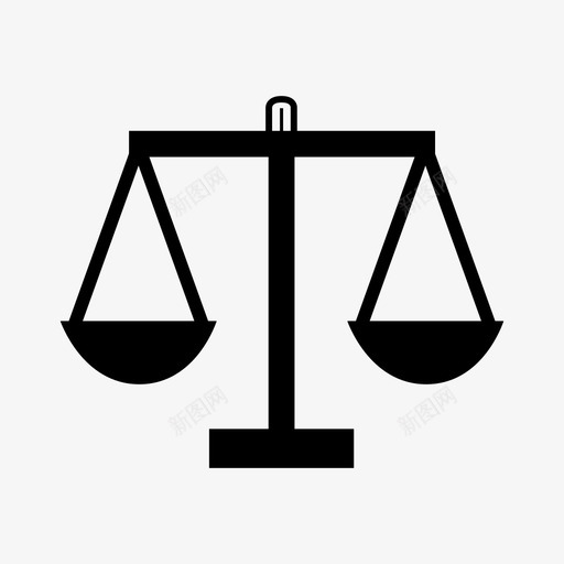 秤天平比较图标svg_新图网 https://ixintu.com 公正 天平 比较 法律 秤 重量