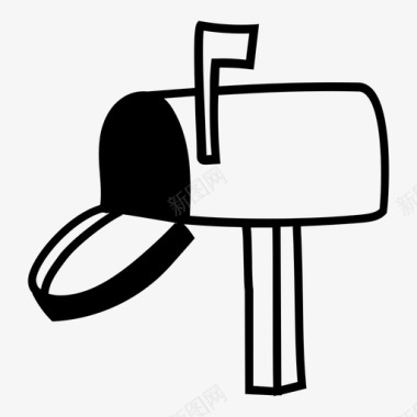 邮箱传递收件箱图标图标