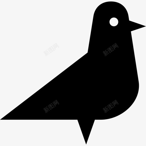 鸽子飞行动物群图标svg_新图网 https://ixintu.com 动物 动物群 卡通鸟 小鸟 抽象 飞行 鸟类 鸽子