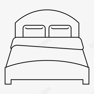 床睡休息图标图标