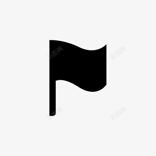 旗帜国家不合适图标svg_新图网 https://ixintu.com 不合适 国家 指示 旗帜 标记 波浪