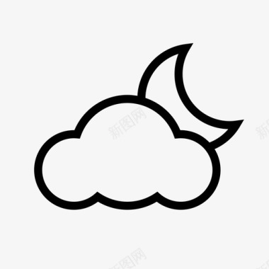 云天气预报霾图标图标