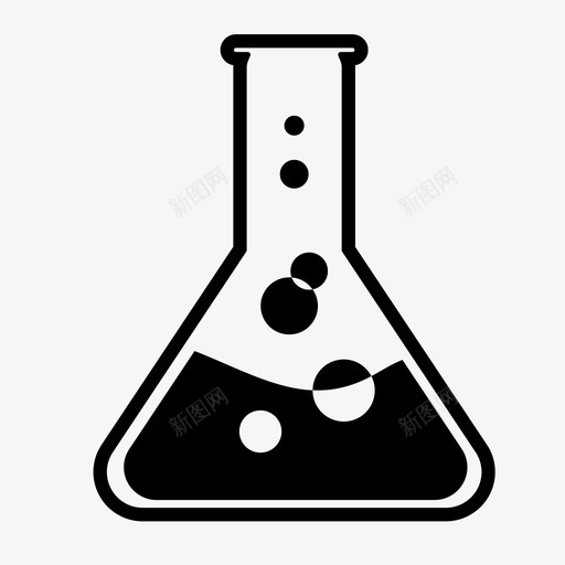 化学试管科学图标svg_新图网 https://ixintu.com 化学 化学反应 化学式 危险 气泡 液体 科学 试管 酸