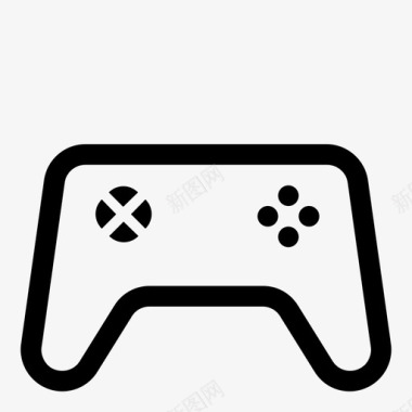 视频游戏控制器游戏手持图标图标