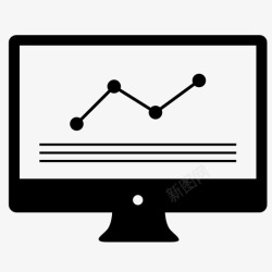 事实计算图表屏幕饼图图标高清图片