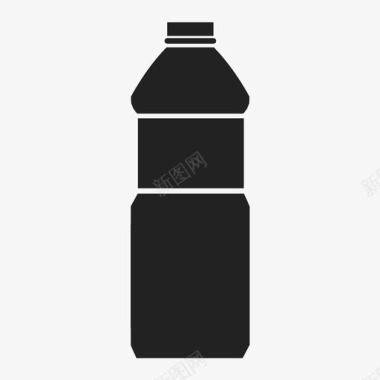瓶子容器饮用水图标图标
