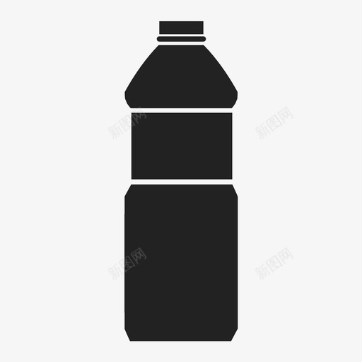 瓶子容器饮用水图标svg_新图网 https://ixintu.com 塑料 容器 水 瓶子 饮用水