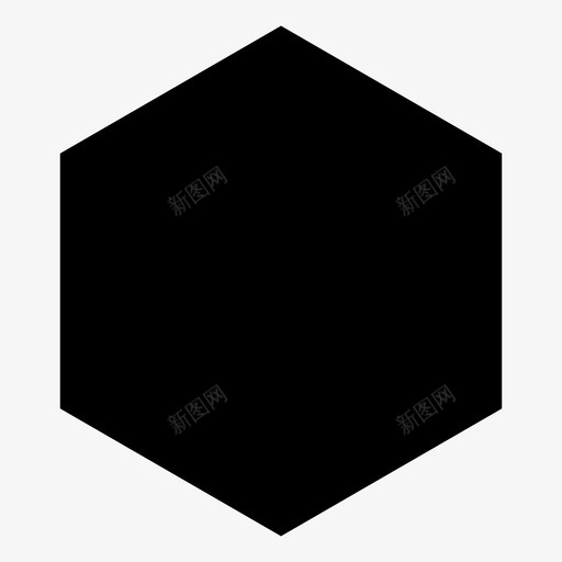 六边形形状几何体图标svg_新图网 https://ixintu.com 六边形 六面 几何体 形状 物体