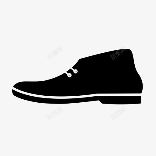 chukka靴子沙漠靴clarks图标svg_新图网 https://ixintu.com chukka靴子 clarks 图标 时尚 款式 沙漠靴 男装 购物 鞋子