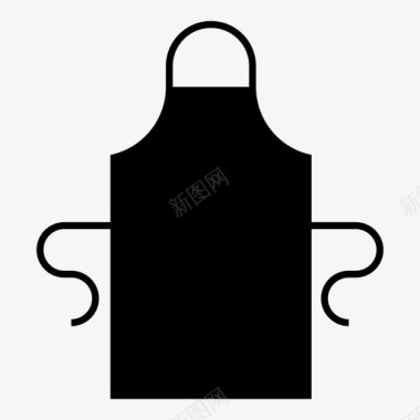 围裙烹饪烹饪用品图标图标