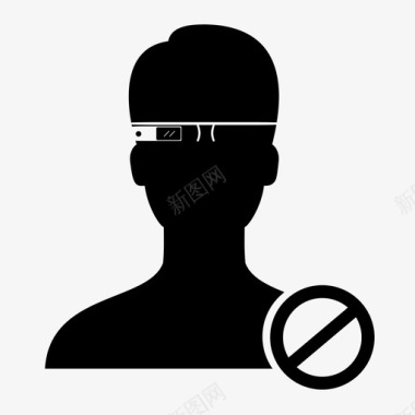 不允许使用谷歌眼镜图标图标