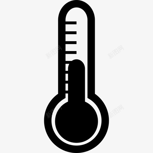 温度计测量测量仪器图标svg_新图网 https://ixintu.com 测量 测量仪器 测量装置 温度 温度计 热