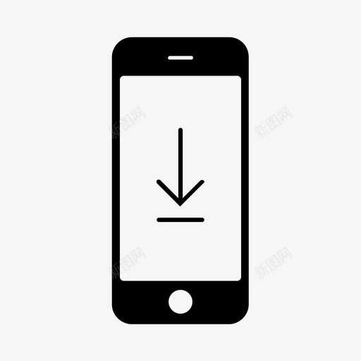 手机科技智能手机图标svg_新图网 https://ixintu.com iphone 下载到手机 互动设备 手持设备 手机 手机下载 智能手机 电子 科技