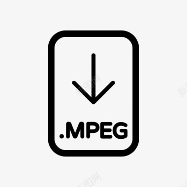 mpeg文件视频mpeg视频文件图标图标