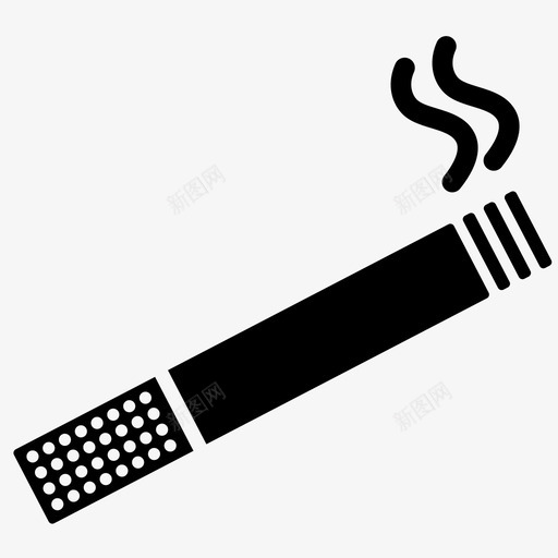 香烟燃烧挖掘图标svg_新图网 https://ixintu.com 吸烟 挖掘 燃烧 香烟