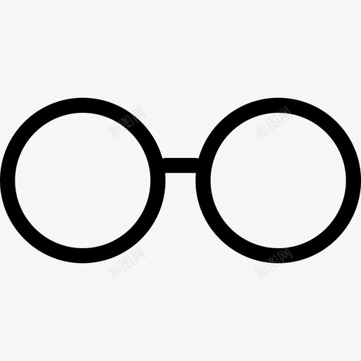 眼镜复古看见图标svg_新图网 https://ixintu.com 复古 形状 插图 时尚 时髦风格 标志 看见 眼镜 线条图标 视觉 风格