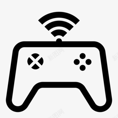 视频游戏控制器手持手持控制器图标图标