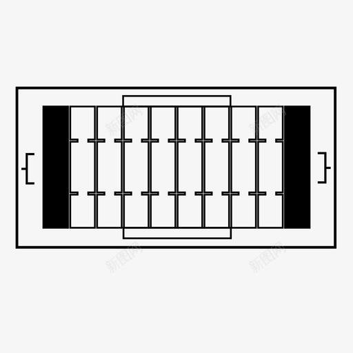 场地运动足球图标svg_新图网 https://ixintu.com 场地 场地球门 曲棍球 比赛 球门 草地 裁判 足球 运动