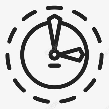 派克广场时钟计时器西雅图图标图标
