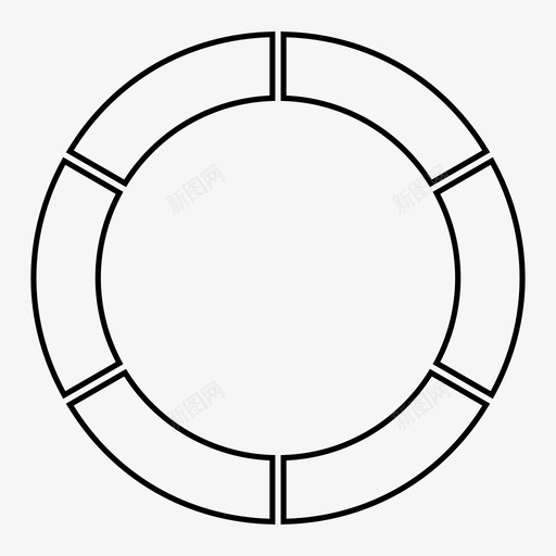 饼图优化监控图标svg_新图网 https://ixintu.com 优化 信息 信息图 监控 营销 饼图 饼图和甜甜圈图-大纲