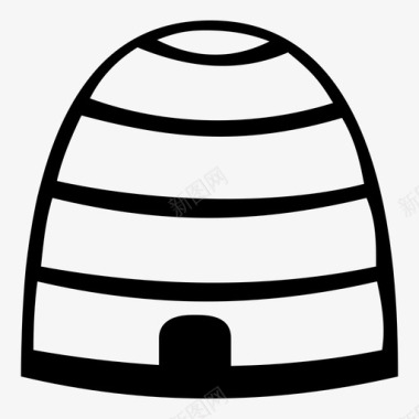蜂巢犹他州摩门教图标图标