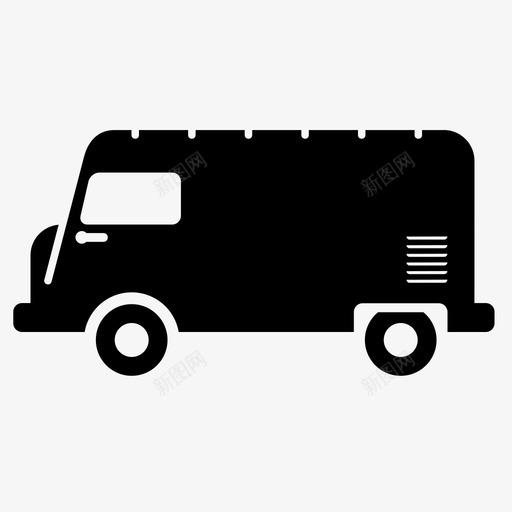 货车卡车运输车图标svg_新图网 https://ixintu.com 卡车 司机 货车 运输车 送货车