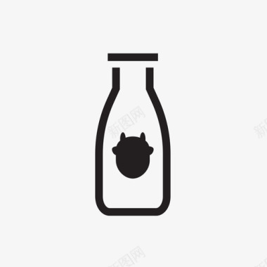 采购产品牛奶食品饮料图标图标