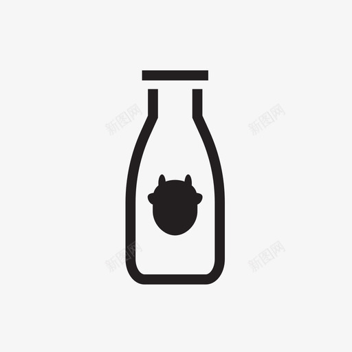 采购产品牛奶食品饮料图标svg_新图网 https://ixintu.com 厨房 厨房用具 工具 水果 沙拉 牛 酒吧 采购产品牛奶 食品 餐厅 饮料