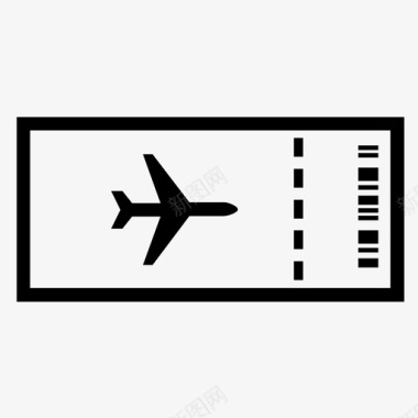 机票票务旅游图标图标