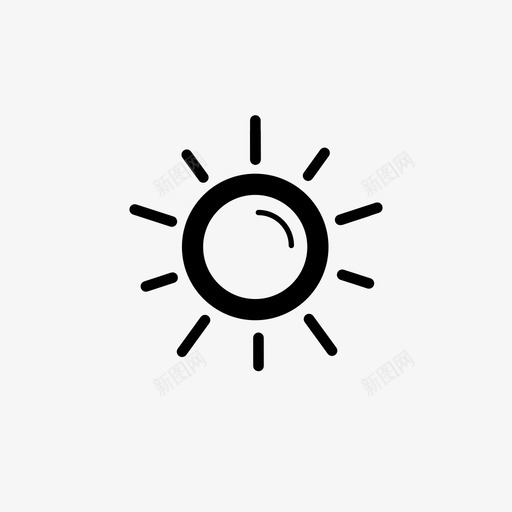 阳光温暖的天气晴朗的天气图标svg_新图网 https://ixintu.com 夏天 春天 晴朗的天气 温暖的天气 炎热的天气 白天 阳光
