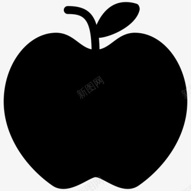 苹果零食招牌图标图标
