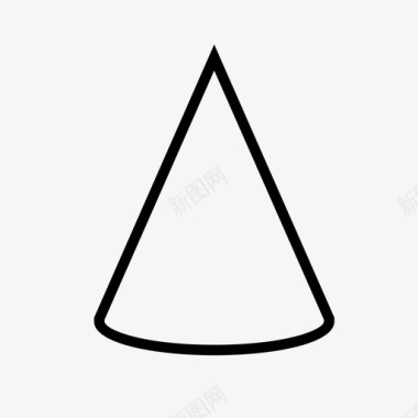 圆锥形状物体图标图标