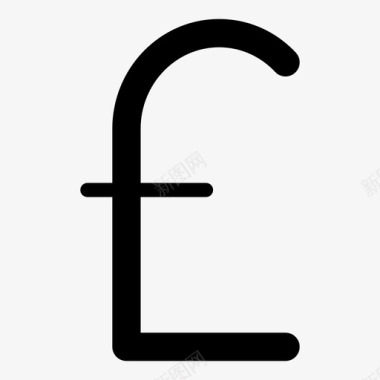 英镑货币符号市场图标图标