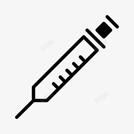 注射器针头药物图标svg_新图网 https://ixintu.com 免疫 医院 卡通 在医院 帮助 治疗 注射 注射器 药物 血液 针头