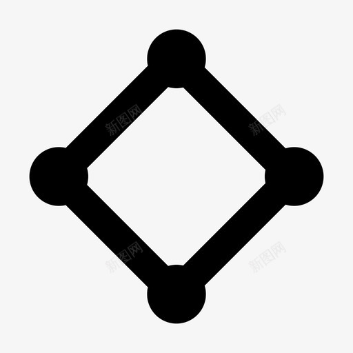 钻石形状几何图标svg_新图网 https://ixintu.com android l图标包 几何 形状 正方形 物体 钻石